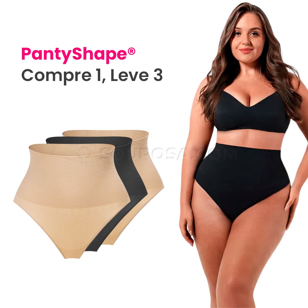 PantyShape™ - Calcinha Modeladora Afina Cintura Comprime Abdômen